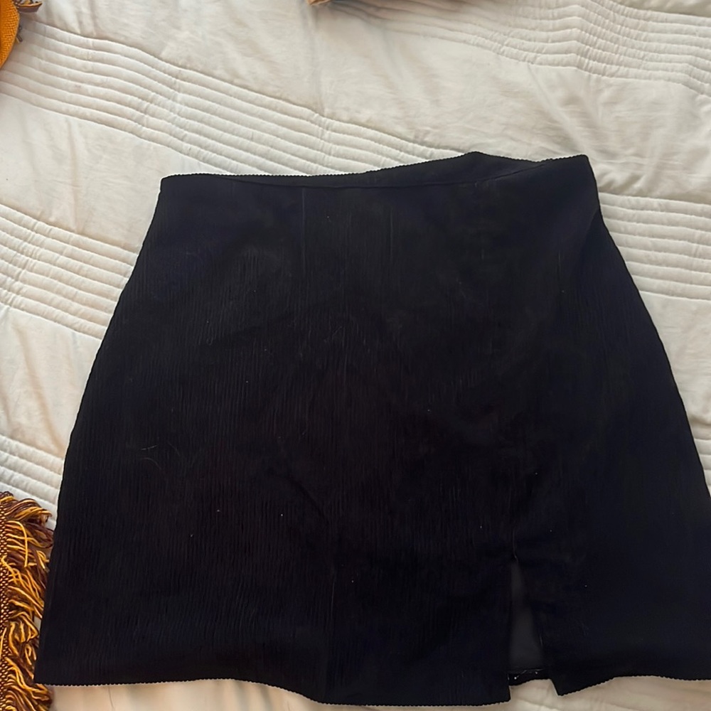 Corduroy Black skirt